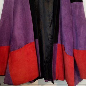 Jacket. Genuine leather. ( suede). Chic!